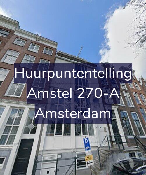 Foto gevel Huurpuntentelling voor Amstel 270-A, Amsterdam