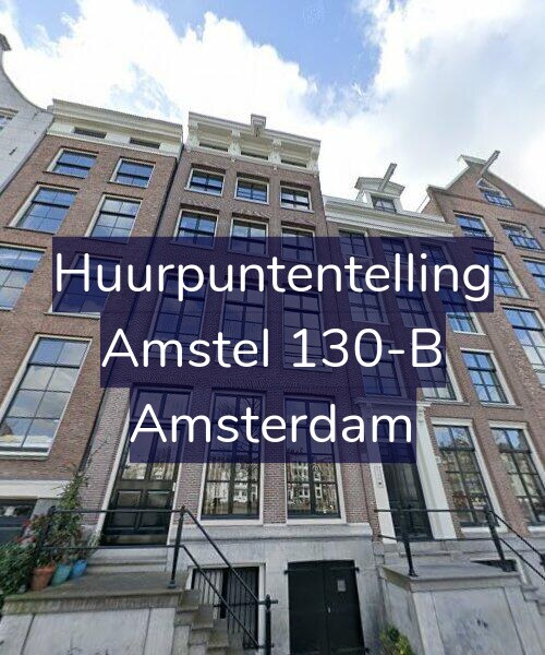 Foto gevel Huurpuntentelling voor Amstel 130-B, Amsterdam