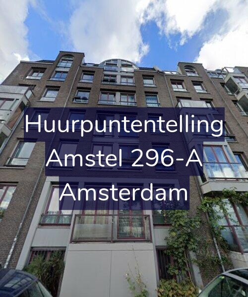 Foto gevel Huurpuntentelling voor Amstel 296-A, Amsterdam