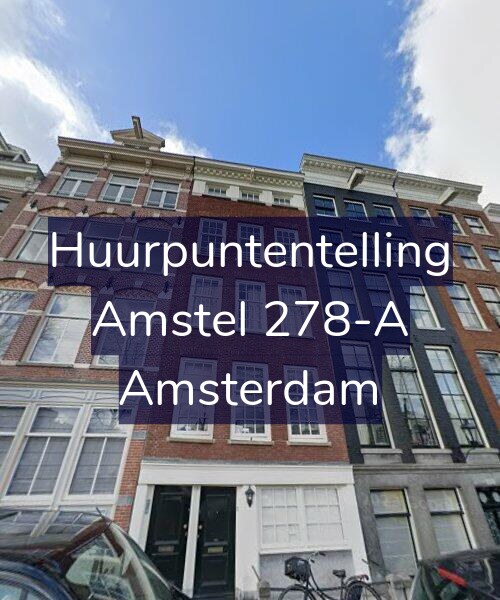 Foto gevel Huurpuntentelling voor Amstel 278-A, Amsterdam