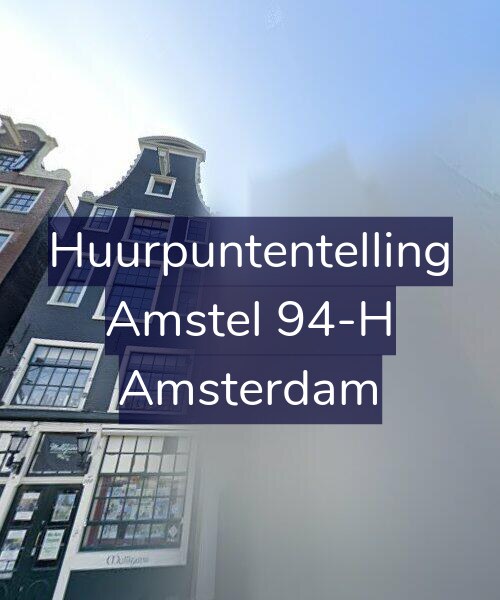 Foto gevel Huurpuntentelling voor Amstel 94-H, Amsterdam