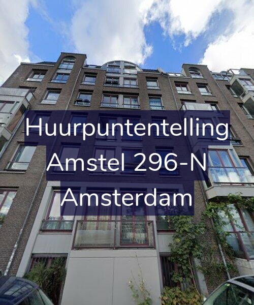 Foto gevel Huurpuntentelling voor Amstel 296-N, Amsterdam