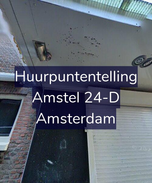 Foto gevel Huurpuntentelling voor Amstel 24-D, Amsterdam