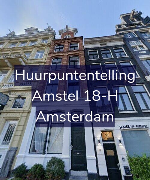 Foto gevel Huurpuntentelling voor Amstel 18-H, Amsterdam