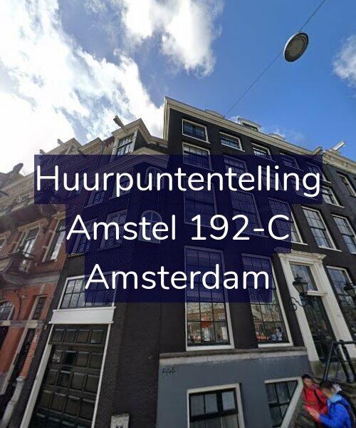 Foto gevel Huurpuntentelling voor Amstel 192-C, Amsterdam