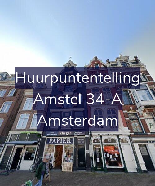 Foto gevel Huurpuntentelling voor Amstel 34-A, Amsterdam