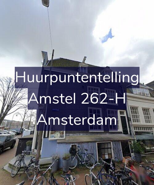 Foto gevel Huurpuntentelling voor Amstel 262-H, Amsterdam