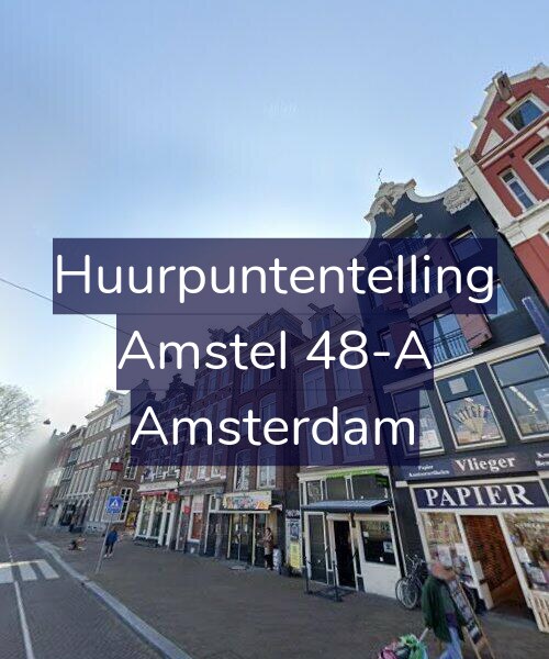 Foto gevel Huurpuntentelling voor Amstel 48-A, Amsterdam