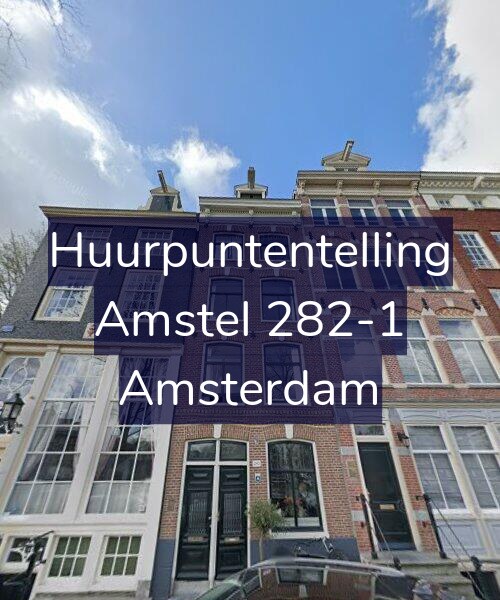 Foto gevel Huurpuntentelling voor Amstel 282-1, Amsterdam