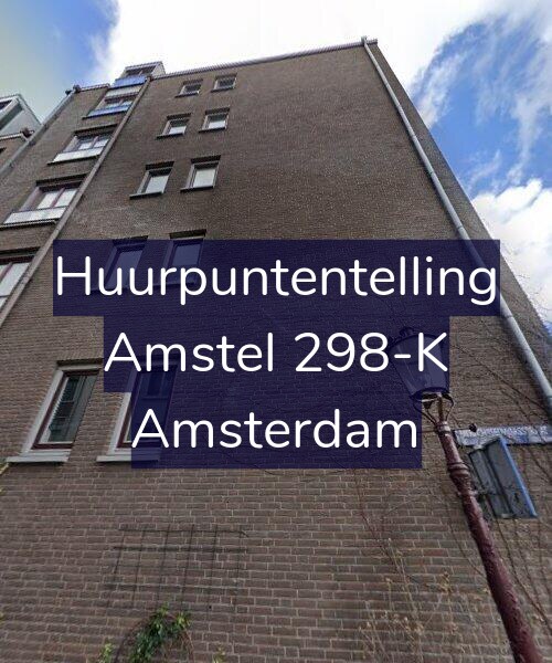 Foto gevel Huurpuntentelling voor Amstel 298-K, Amsterdam