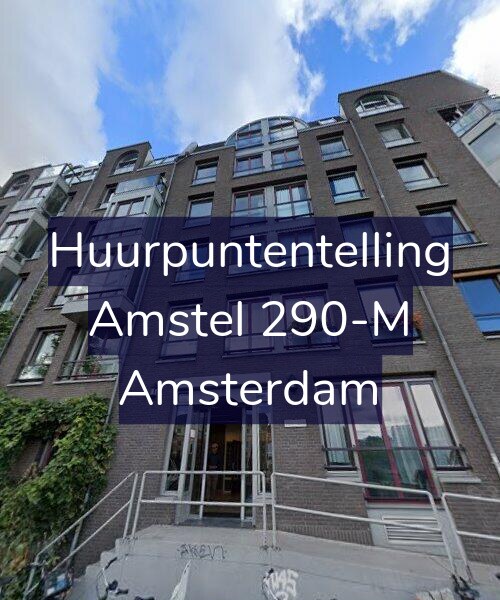 Foto gevel Huurpuntentelling voor Amstel 290-M, Amsterdam