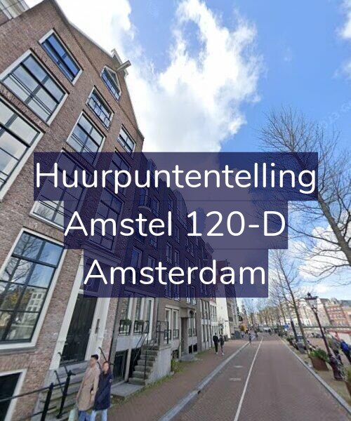 Foto gevel Huurpuntentelling voor Amstel 120-D, Amsterdam