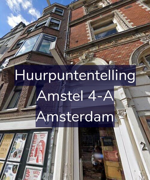 Foto gevel Huurpuntentelling voor Amstel 4-A, Amsterdam