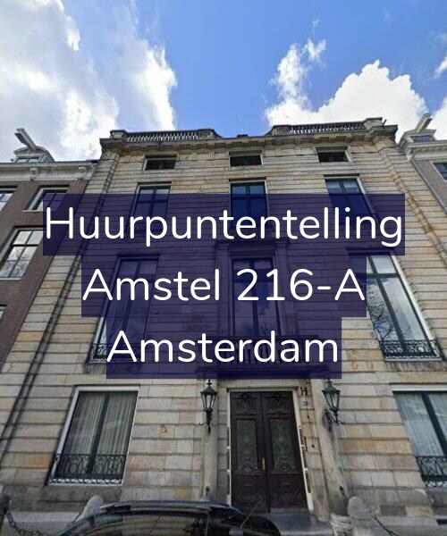Foto gevel Huurpuntentelling voor Amstel 216-A, Amsterdam