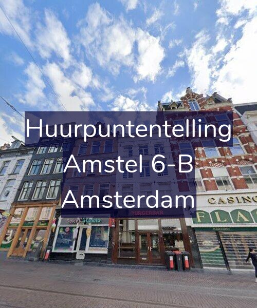 Foto gevel Huurpuntentelling voor Amstel 6-B, Amsterdam