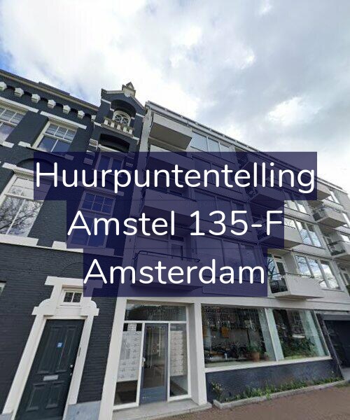 Foto gevel Huurpuntentelling voor Amstel 135-F, Amsterdam