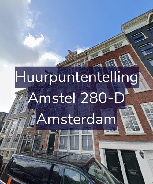 Foto gevel Huurpuntentelling voor Amstel 280-D, Amsterdam