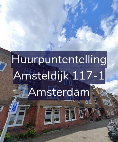 Foto gevel Huurpuntentelling voor Amsteldijk 117-1, Amsterdam