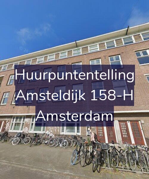Foto gevel Huurpuntentelling voor Amsteldijk 158-H, Amsterdam