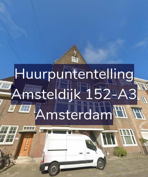 Foto gevel Huurpuntentelling voor Amsteldijk 152-A3, Amsterdam