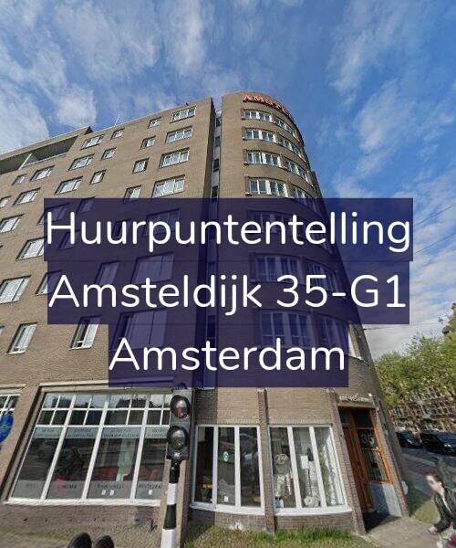 Foto gevel Huurpuntentelling voor Amsteldijk 35-G1, Amsterdam