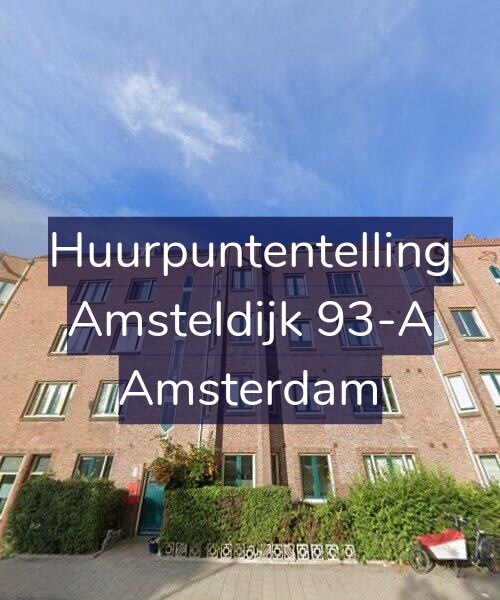Foto gevel Huurpuntentelling voor Amsteldijk 93-A, Amsterdam
