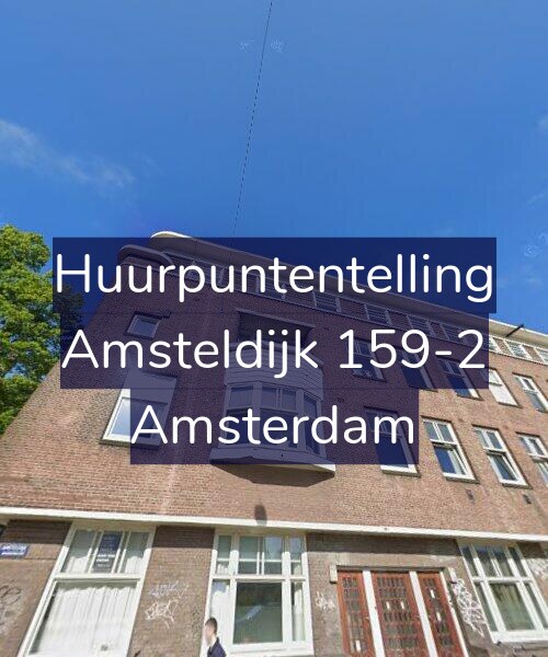 Foto gevel Huurpuntentelling voor Amsteldijk 159-2, Amsterdam