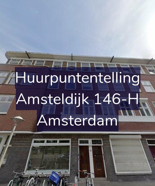 Foto gevel Huurpuntentelling voor Amsteldijk 146-H, Amsterdam