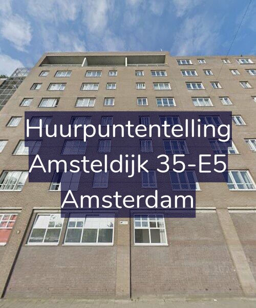 Foto gevel Huurpuntentelling voor Amsteldijk 35-E5, Amsterdam