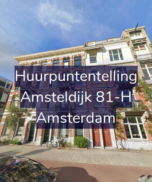 Foto gevel Huurpuntentelling voor Amsteldijk 81-H, Amsterdam