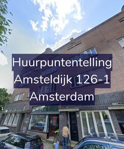 Foto gevel Huurpuntentelling voor Amsteldijk 126-1, Amsterdam