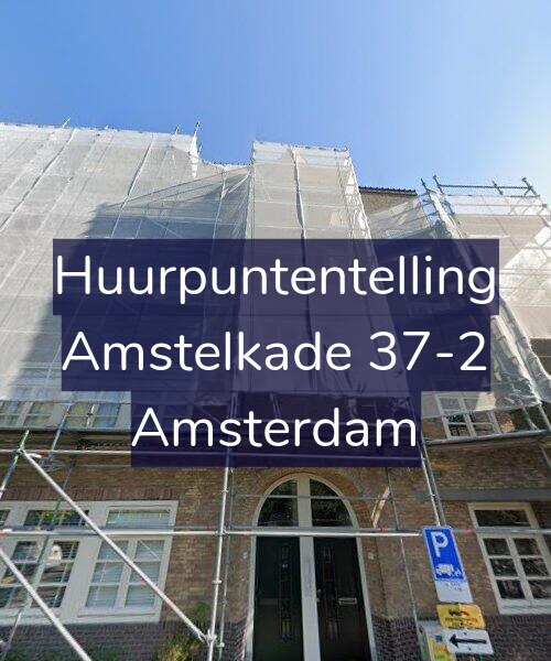 Foto gevel Huurpuntentelling voor Amstelkade 37-2, Amsterdam