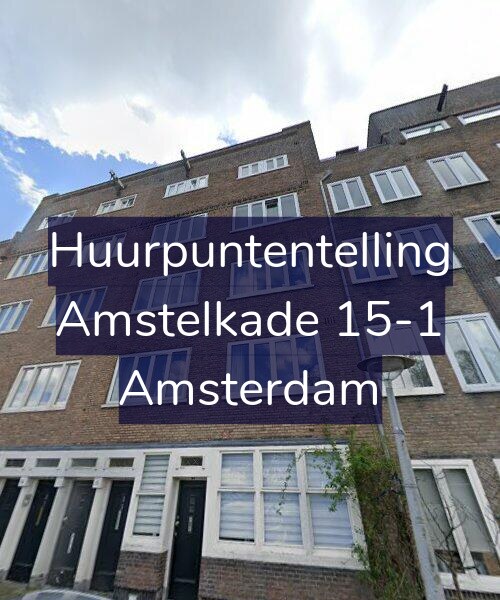 Foto gevel Huurpuntentelling voor Amstelkade 15-1, Amsterdam