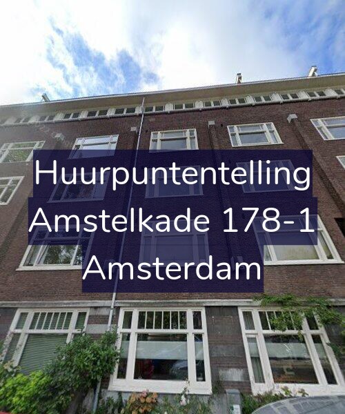 Foto gevel Huurpuntentelling voor Amstelkade 178-1, Amsterdam