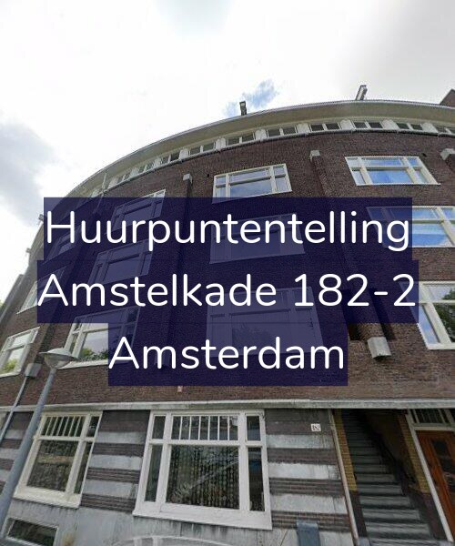 Foto gevel Huurpuntentelling voor Amstelkade 182-2, Amsterdam