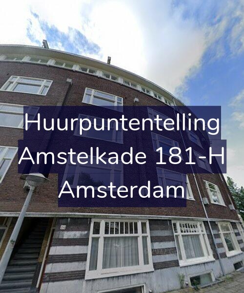 Foto gevel Huurpuntentelling voor Amstelkade 181-H, Amsterdam