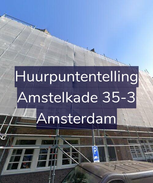 Foto gevel Huurpuntentelling voor Amstelkade 35-3, Amsterdam
