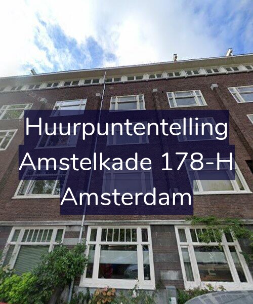 Foto gevel Huurpuntentelling voor Amstelkade 178-H, Amsterdam