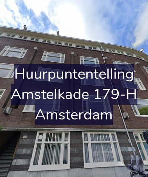 Foto gevel Huurpuntentelling voor Amstelkade 179-H, Amsterdam