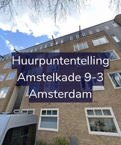 Foto gevel Huurpuntentelling voor Amstelkade 9-3, Amsterdam