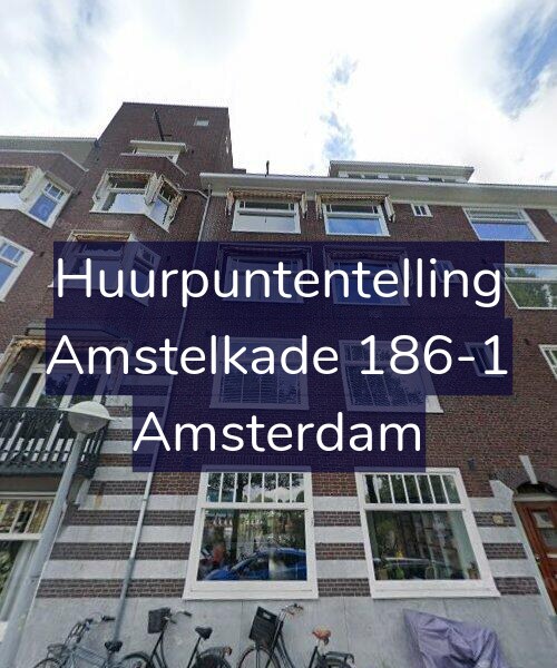 Foto gevel Huurpuntentelling voor Amstelkade 186-1, Amsterdam