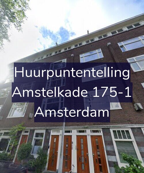 Foto gevel Huurpuntentelling voor Amstelkade 175-1, Amsterdam