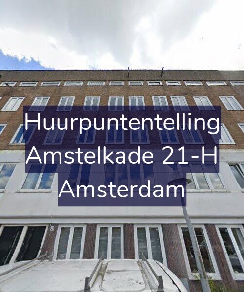 Foto gevel Huurpuntentelling voor Amstelkade 21-H, Amsterdam