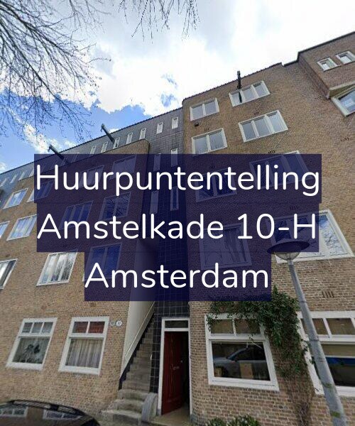 Foto gevel Huurpuntentelling voor Amstelkade 10-H, Amsterdam