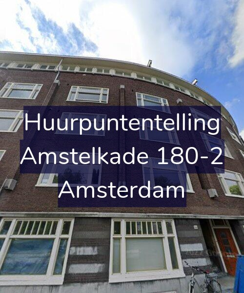 Foto gevel Huurpuntentelling voor Amstelkade 180-2, Amsterdam