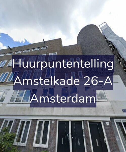 Foto gevel Huurpuntentelling voor Amstelkade 26-A, Amsterdam