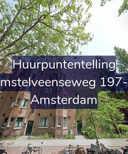 Foto gevel Huurpuntentelling voor Amstelveenseweg 197-D, Amsterdam
