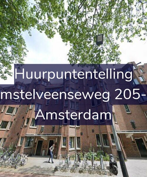 Foto gevel Huurpuntentelling voor Amstelveenseweg 205-D, Amsterdam