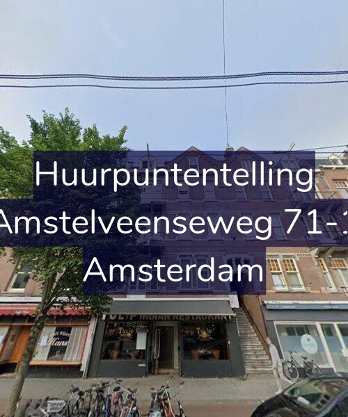 Foto gevel Huurpuntentelling voor Amstelveenseweg 71-1, Amsterdam