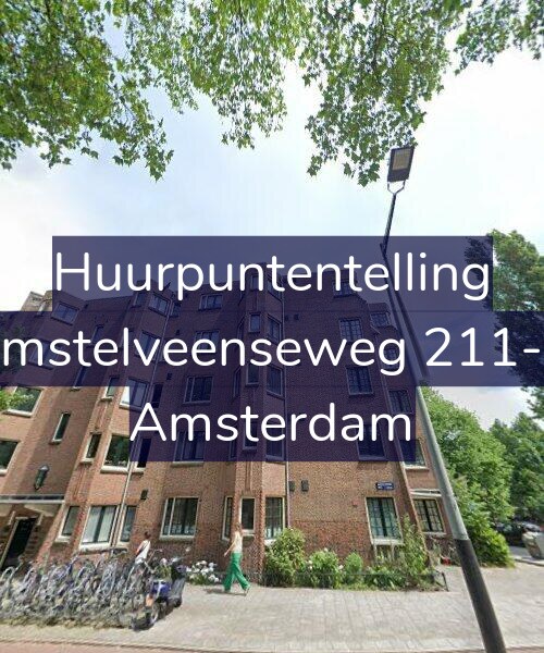 Foto gevel Huurpuntentelling voor Amstelveenseweg 211-A, Amsterdam